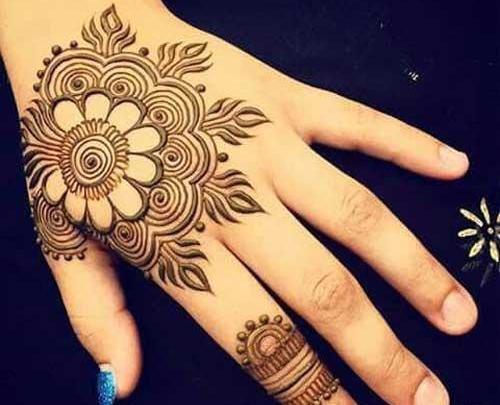 عکس مدل های حنا روی دست
