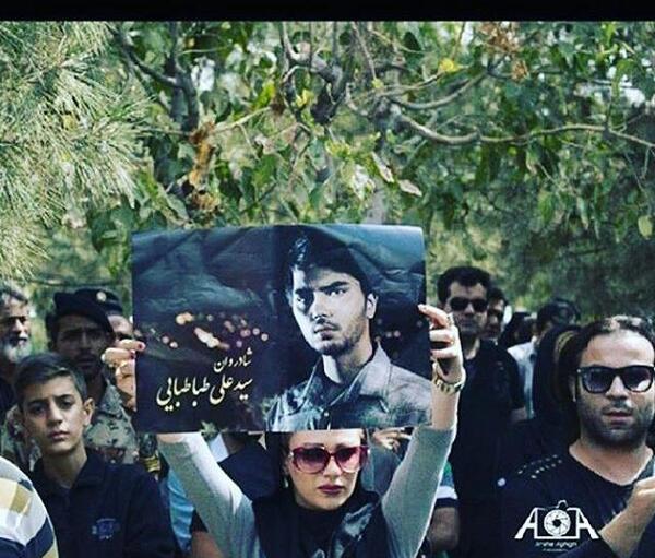 عکس سنگ قبر سید علی طباطبایی