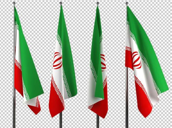 عکس لایه باز پرچم ایران