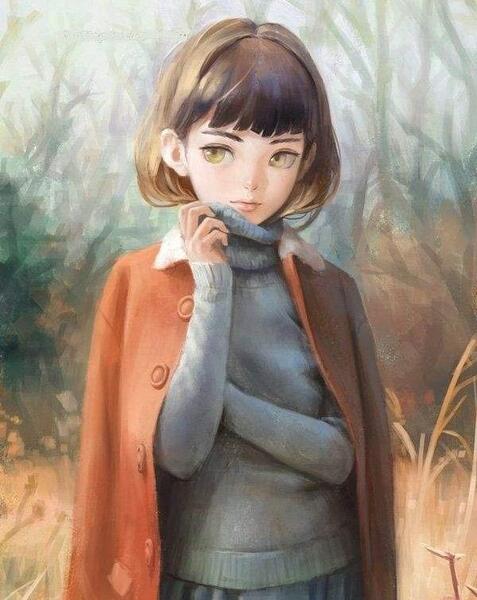 عکس نقاشی چهره ژاپنی