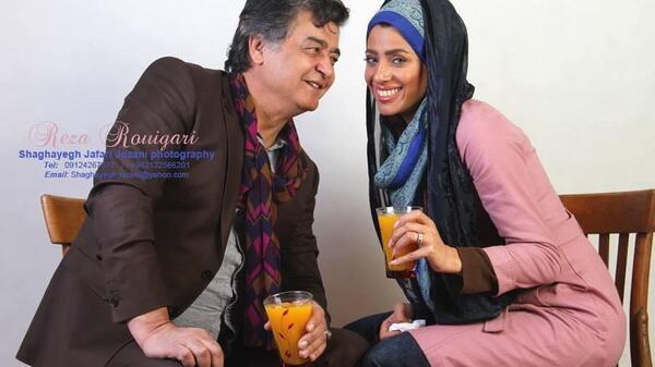 عکس همسر و فرزند رضا رویگری