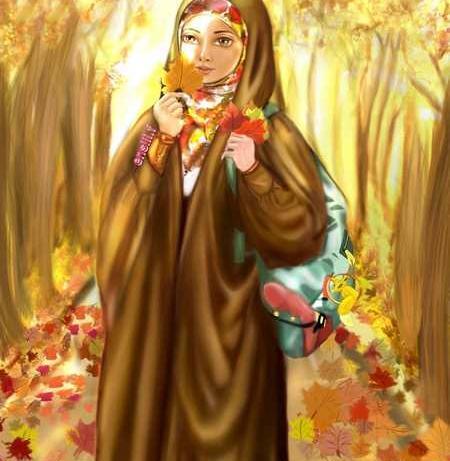 عکس پروفایل پاییزی کارتونی