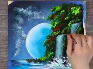 عکس ایده برای نقاشی طبیعت