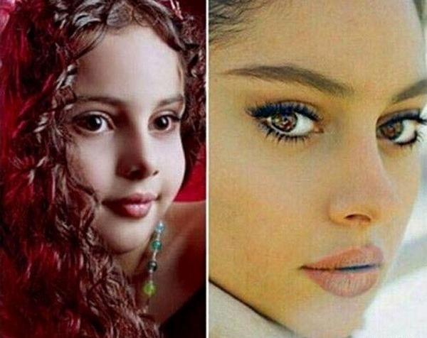 عکس چشم های ترلان پروانه