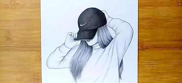 عکس دختر زیبا با کلاه اسپرت