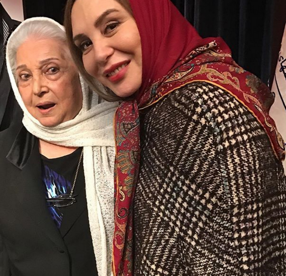 عکس پدر و مادر افسانه بایگان