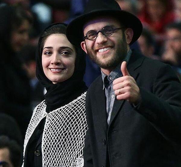 عکس مینا ساداتی وهمسرش بابک حمیدیان