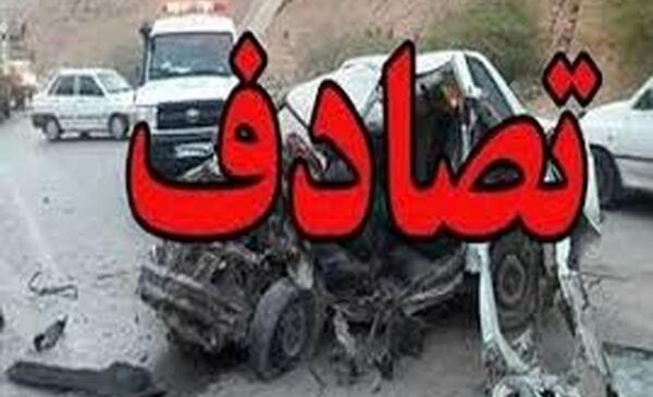 عکس تصادف علی صادقی