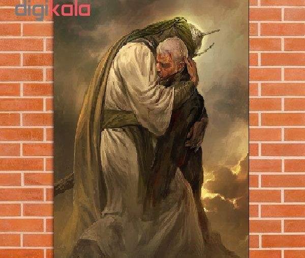 عکس سردار سلیمانی در بغل امام حسین