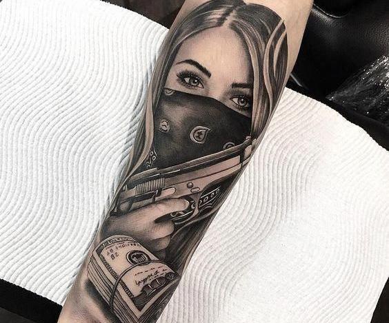 عکس تاتو رخ