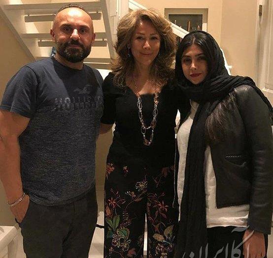 عکسهای آزاده صمدی در خارج از کشور