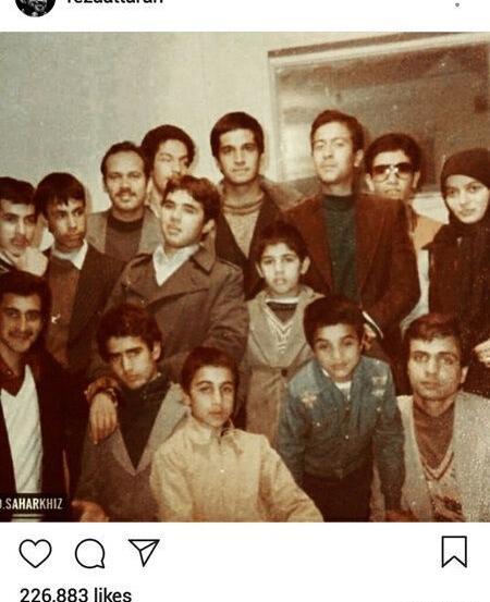 عکس قدیمی از رضا عطاران