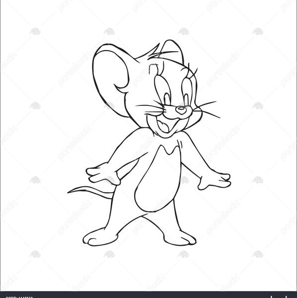 عکس نقاشی صورت جری