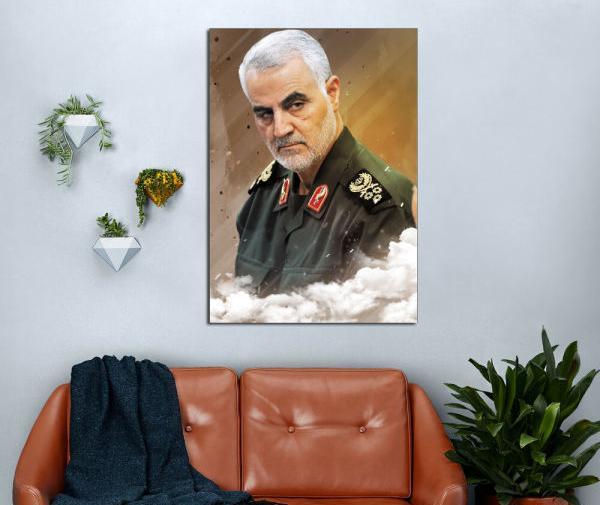 قاب عکس حاج قاسم سلیمانی دیجی کالا