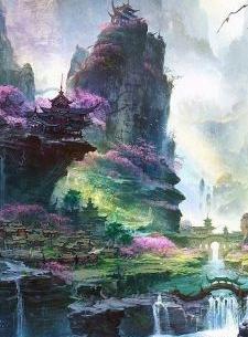 عکس نقاشی فانتزی طبیعت ساده
