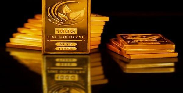 عکس شمش طلا 100 گرمی