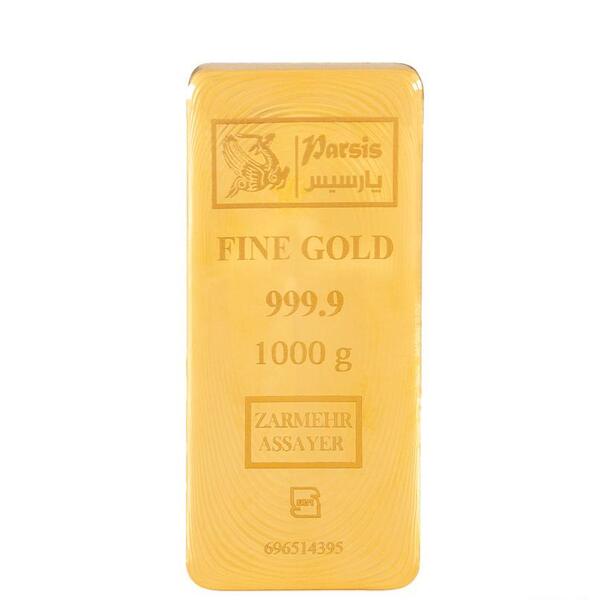 عکس شمش طلا 100 گرمی