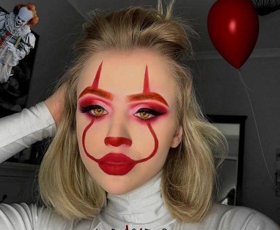 عکس نقاشی صورت هالووین برای کودکان