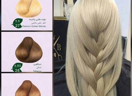 عکس مدل های رنگ مو