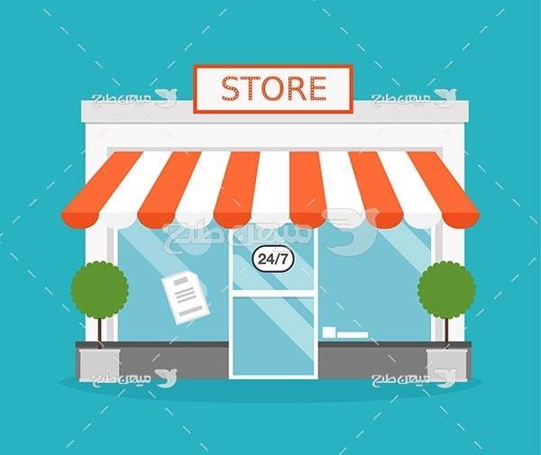 عکس دانلود وکتور فروشگاه