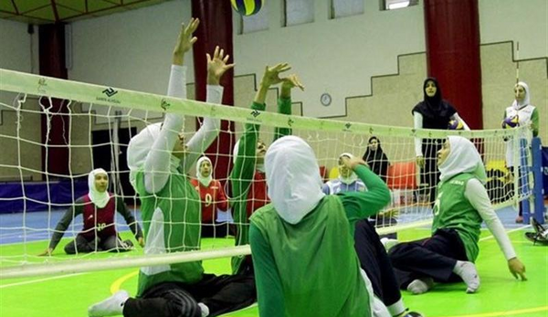 عکس والیبال نشسته بانوان