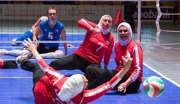 عکس والیبال نشسته بانوان