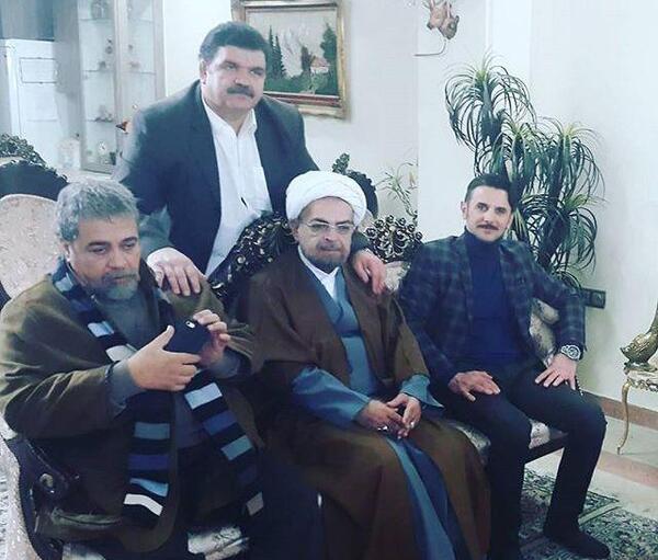 عکس حمید لولایی در لباس روحانی
