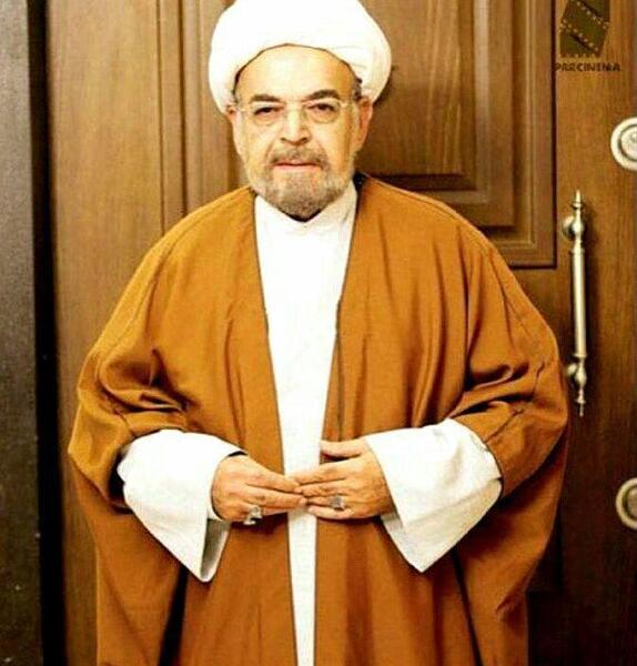 عکس حمید لولایی در لباس روحانی