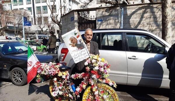 عکس سردار سلیمانی پای صندوق رای