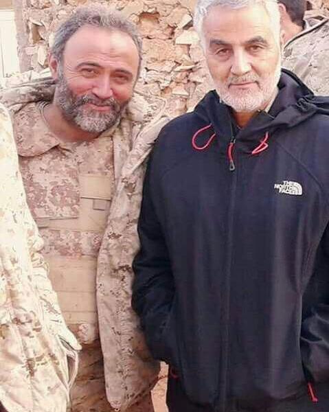 عکس سردار سلیمانی با لباس سپاه