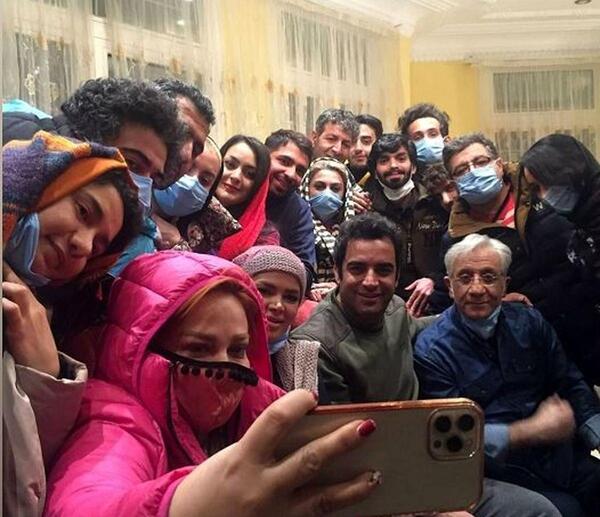 عکس بهاره رهنما با ماسک