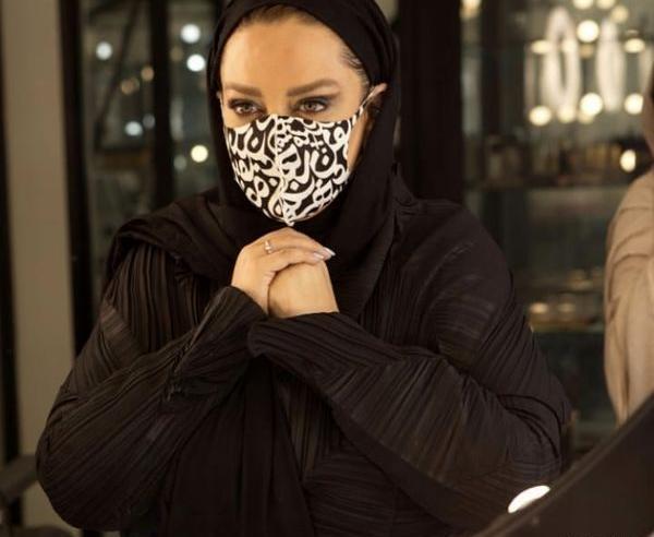 عکس بهاره رهنما با ماسک