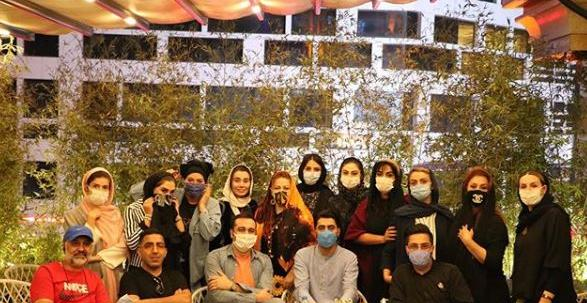 عکس بهاره رهنما با ماسک