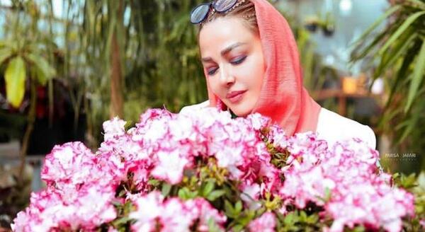 عکس بهاره رهنما با ماسک