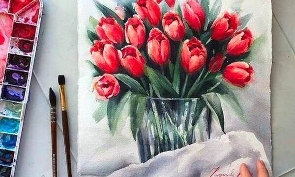 عکس ایده برای نقاشی ابرنگ