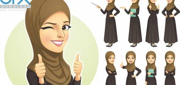 عکس وکتور زن