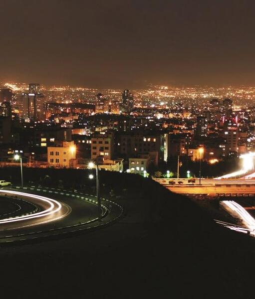 عکس شهر تهران در شب