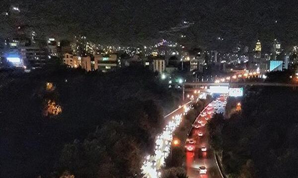 عکس شهر تهران در شب