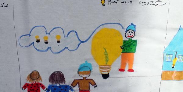 عکس نقاشی صرفه جویی برق