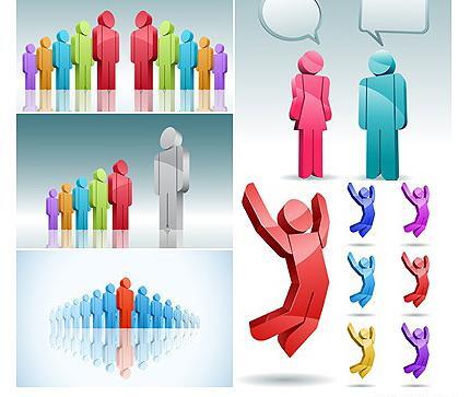 عکس دانلود وکتور آدمک