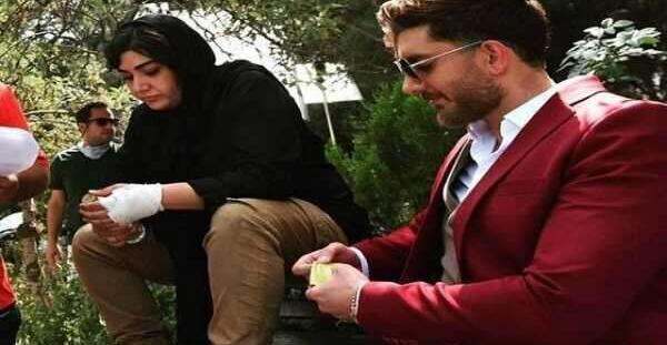 عکس باران کوثری و محمدرضا غفاری