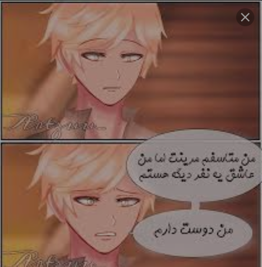 عکس بوسه ی ادرین و مرینت