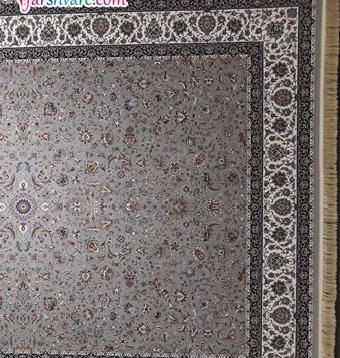 عکس فرش رنگ طوسی
