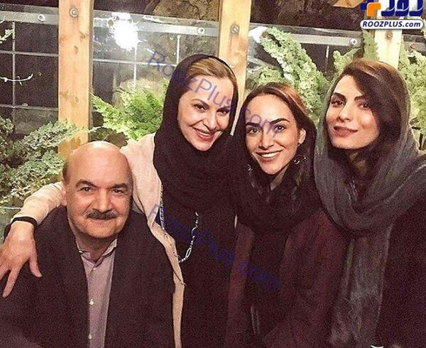 عکس همسر و دختر ایرج طهماسب