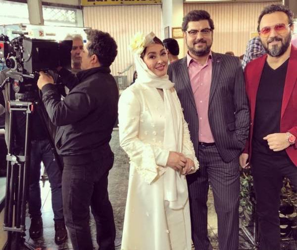 عکس الهام حمیدی با همسرش علیرضا صادقی