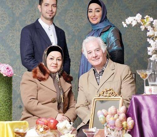 عکس الهام حمیدی با همسرش علیرضا صادقی