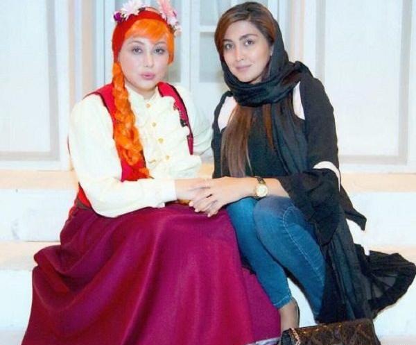 عکس بهنوش بختیاری با شلوار کوتاه