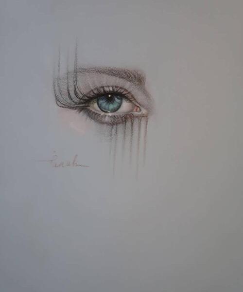 عکس ایده برای نقاشی با مداد رنگی