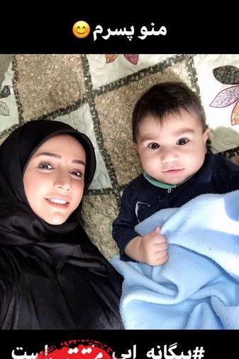 عکس فرزند شبنم قلی خانی