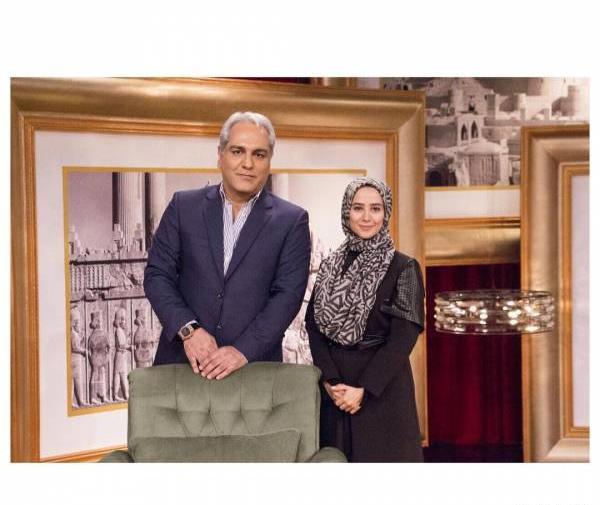 عکس الناز حبیبی در کنار بازیگران